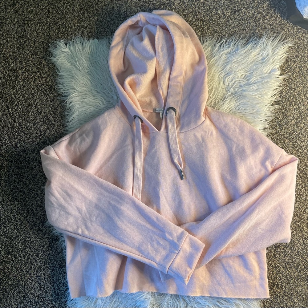 Charlotte Russe crop top sweatshirt